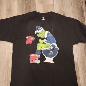HANES NFL Grinch Black T-Shirt